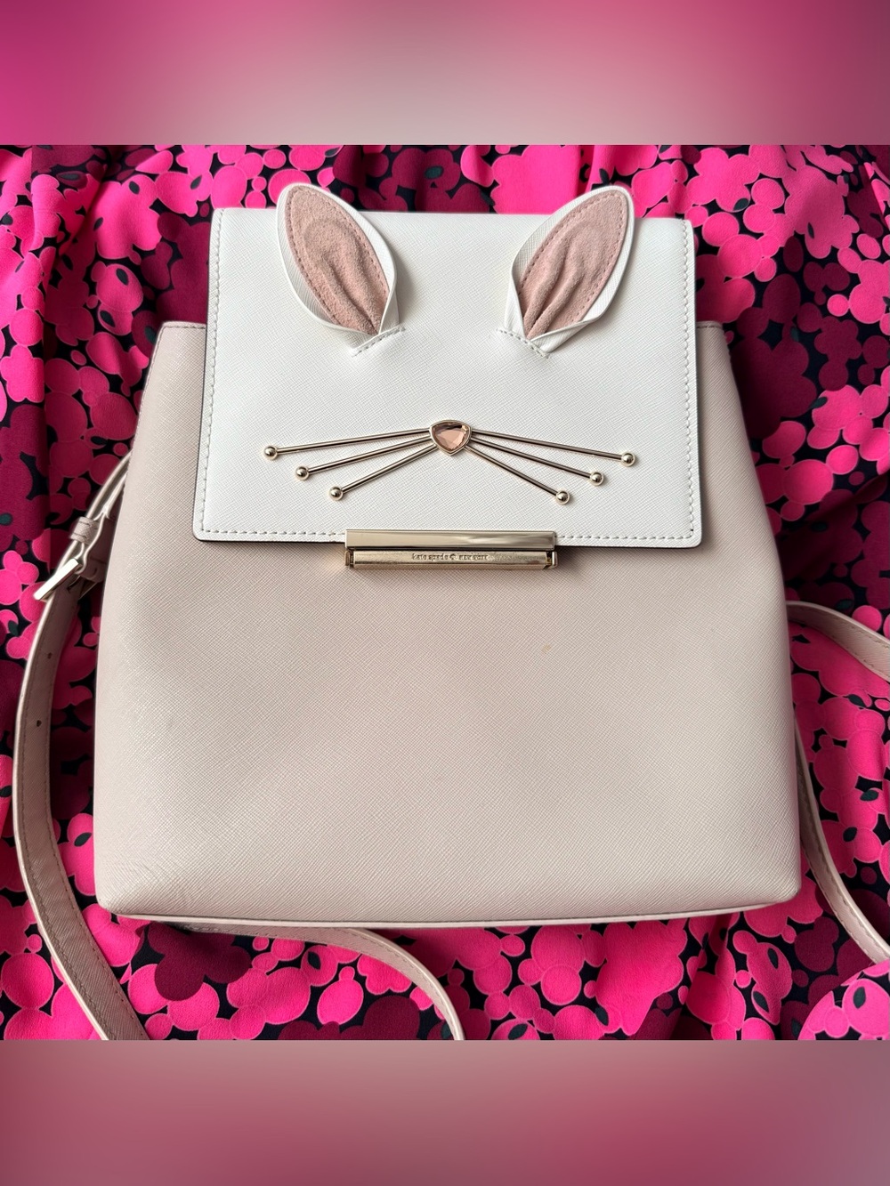 Kate Spade Make It Mine Bunny Bag Flap + Convertible Backpack